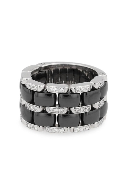  Chanel Pre-owned 2000s 18kt White Gold Ultra Diamond Ring - Silver 