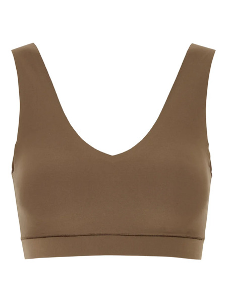  Chantelle V-neck Padded Bra - Brown 