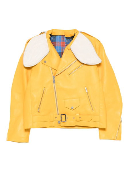  Charles Jeffrey Loverboy Banana Biker Jacket - Yellow 