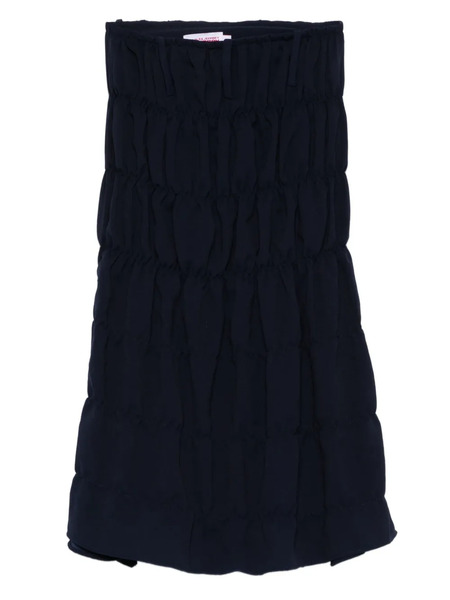  Charles Jeffrey Loverboy Shirred Pencil Skirt - Blue 