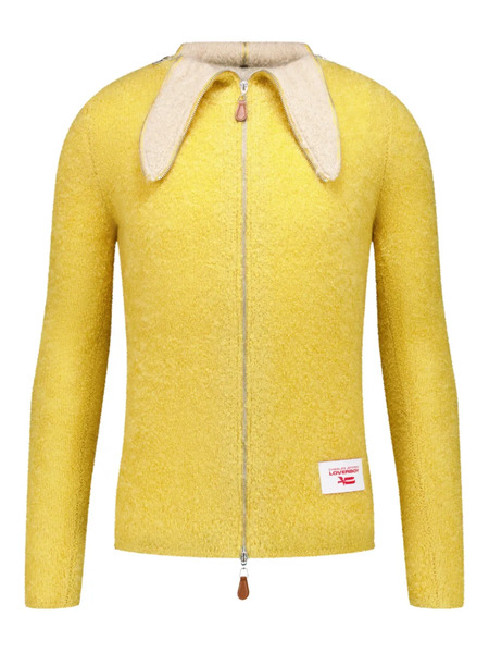  Charles Jeffrey Loverboy Zip-up Sweater - Yellow 