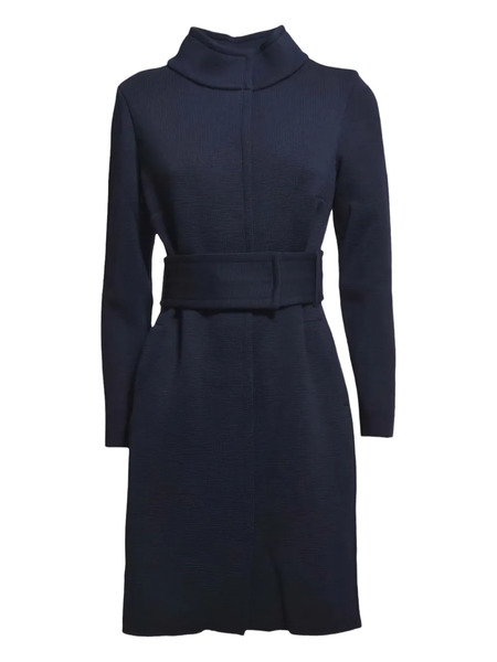  Charlott Belted Coat - Blue 