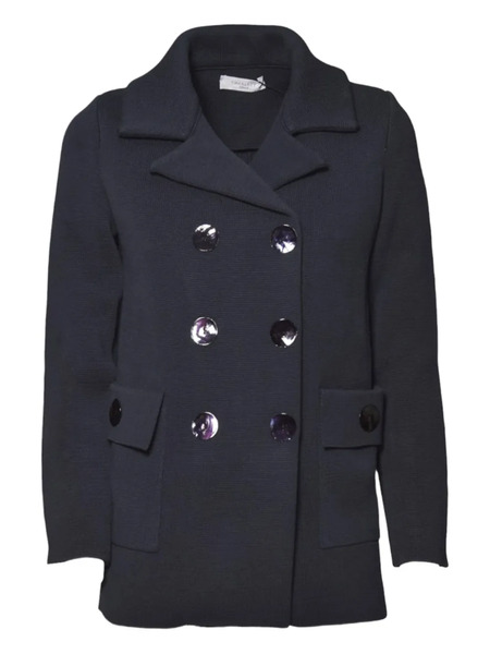  Charlott Double-breasted Pocket Jacket - Blue 
