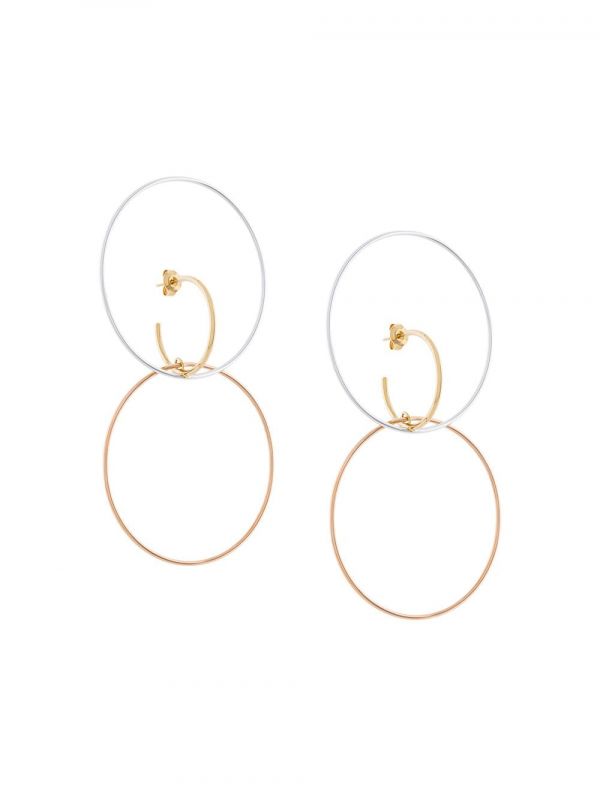  Charlotte Chesnais Galilea Large Earrings - Metallic 