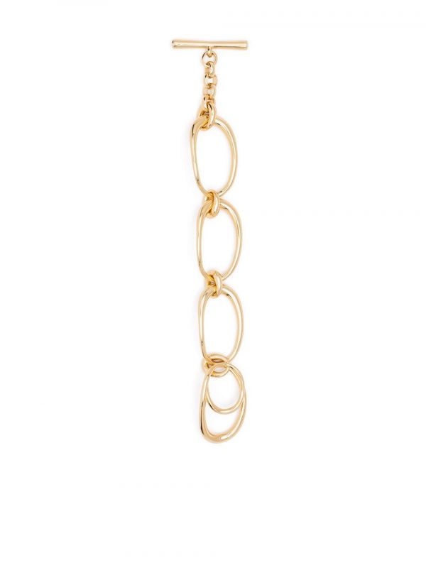  Charlotte Chesnais Oversize Chain-link Bracelet - Gold 