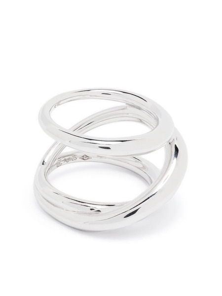  Charlotte Chesnais Triplet Polished-finish Ring - Silver 