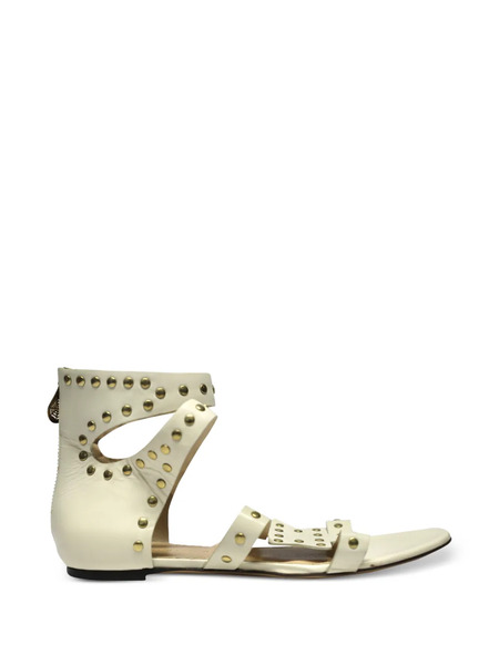  Charlotte Olympia Gold-tone-studs Sandals - Neutrals 