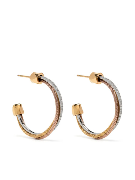  Charriol Celtic Triquetra Earrings - Gold 