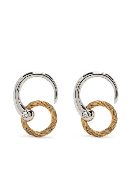  Charriol Infinity Zen Earrings - Silver 