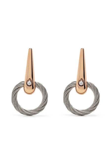  Charriol Infinity Zen Earrings - Silver 