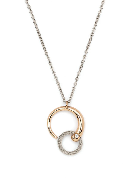  Charriol Infinity Zen Necklace - Silver 