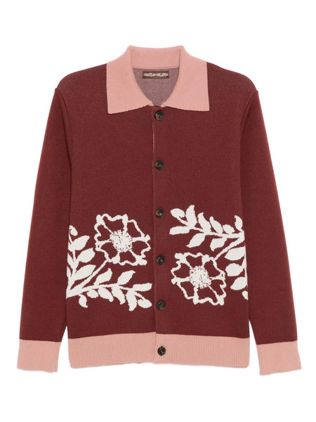  Chateau Orlando Polo Cardigan - Red 