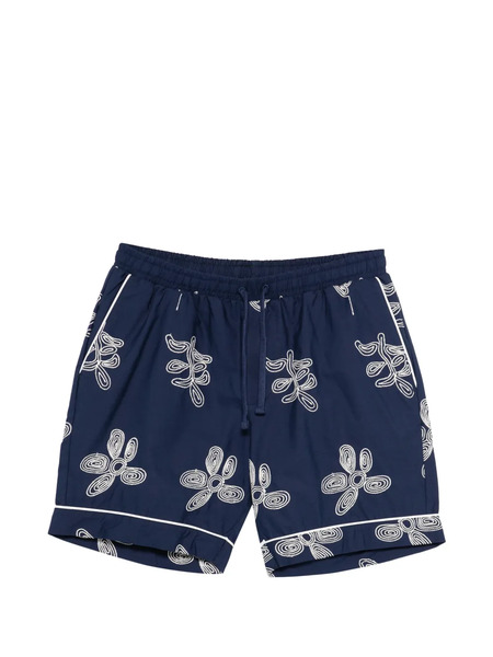  Ché Flores Shorts - Blue 