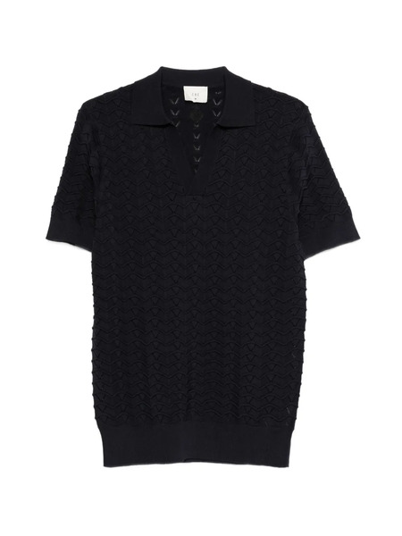  Ché Open-neck T-shirt - Blue 