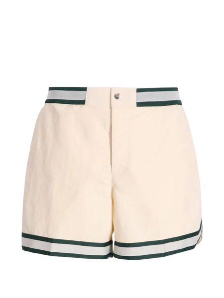  Ché Studios Baller Striped-trims Swim Short - Neutrals 