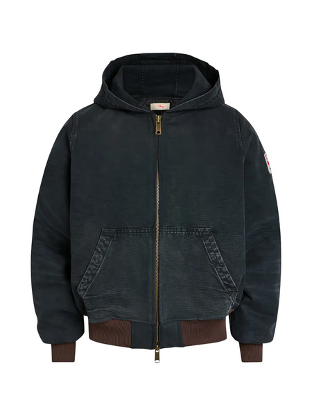  Cherry La Hooded Zipped Jacket - Black 