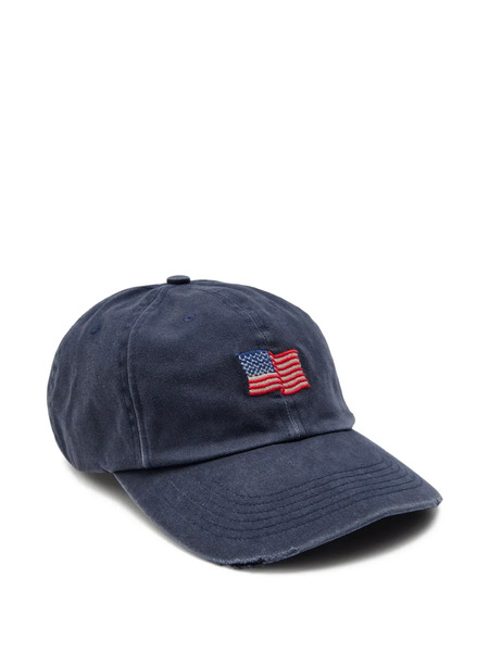  Cherry La Mini Flag 6 Cap - Blue 