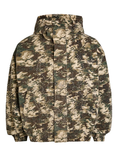  Chew Forever Studded Camouflage Jacket - Neutrals 