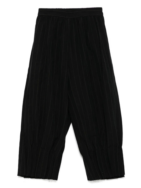  Chiahung Su Striped Trousers - Black 