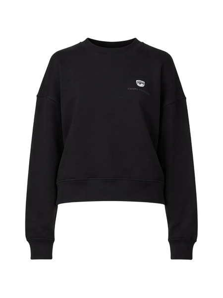  Chiara Ferragni Detail-embroidered Sweatshirt - Black 