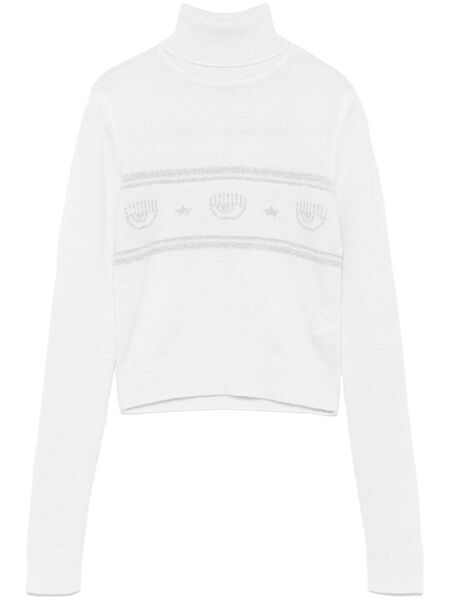  Chiara Ferragni Eyelike-motif Sweater - White 