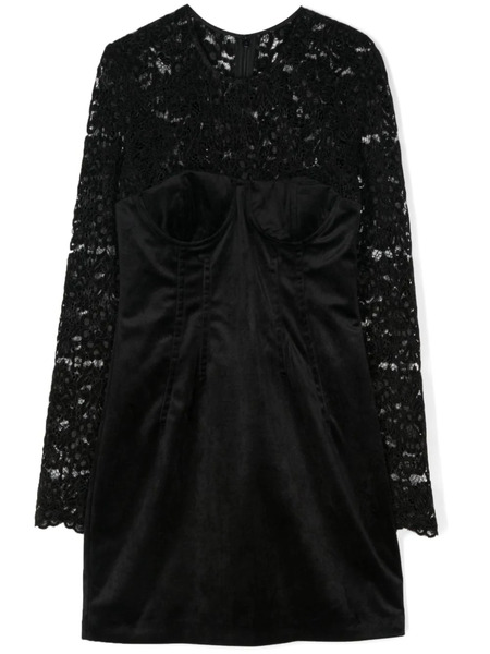  Chiara Ferragni Panelled Mini Dress - Black 