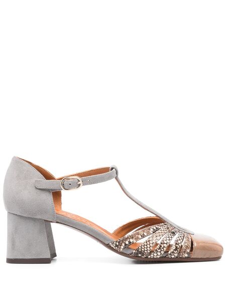  Chie Mihara 50mm Vudui Pumps - Grey 