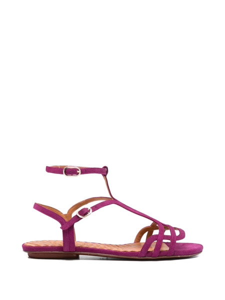  Chie Mihara Yale Flat Sandals - Purple 