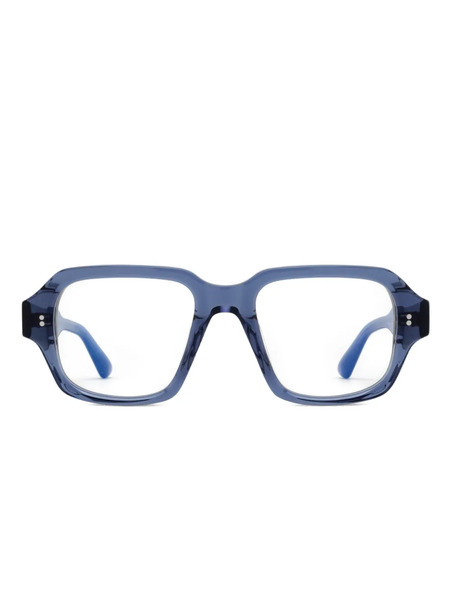  Chimi H Geometric-frame Glasses - Blue 