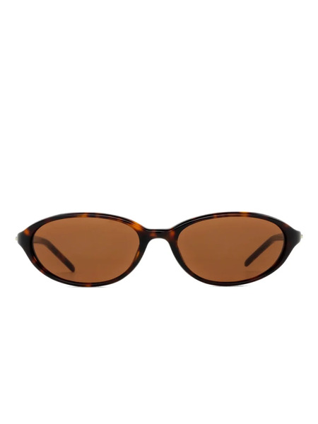  Chimi Oval-frame Sunglasses - Brown 