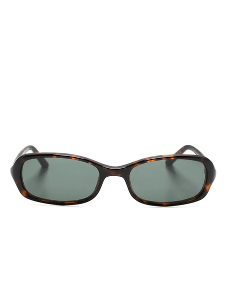 Chimi Tortoiseshell Oval-frame Sunglasses - Brown 