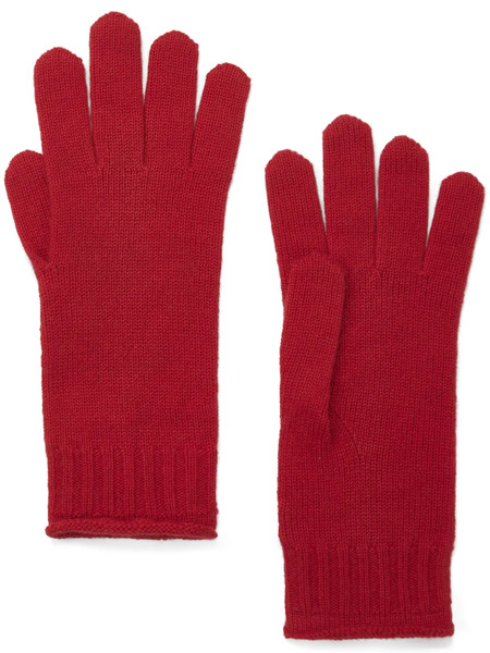  Chinti & Parker Knitted Gloves - Red 
