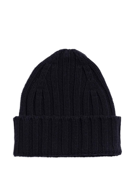  Chinti & Parker Ribbed Beanie - Blue 