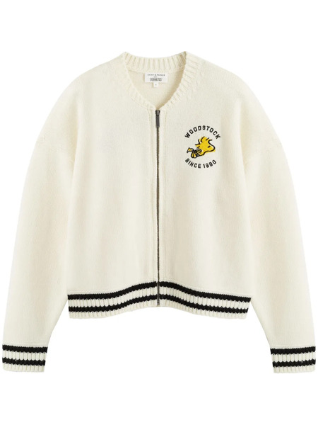  Chinti & Parker Snoopy Cardigan - Neutrals 