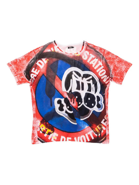  Chitè Graphic-print Crew-neck T-shirt - Red 
