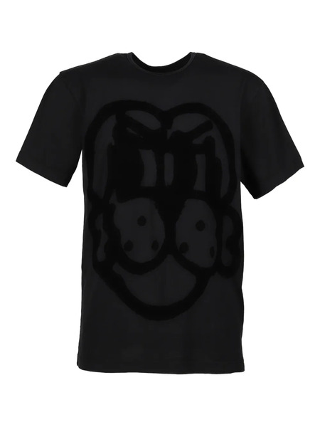  Chito Flocked Pup Ss T-shirt - Black 