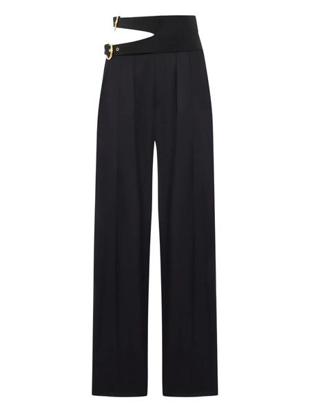  Chloé Buckle High-waisted Trousers - Black 