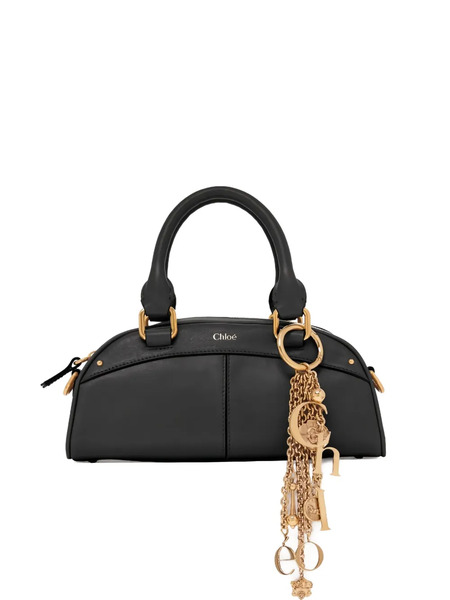  Chloé Charm-detail Shoulder Bag - Black 