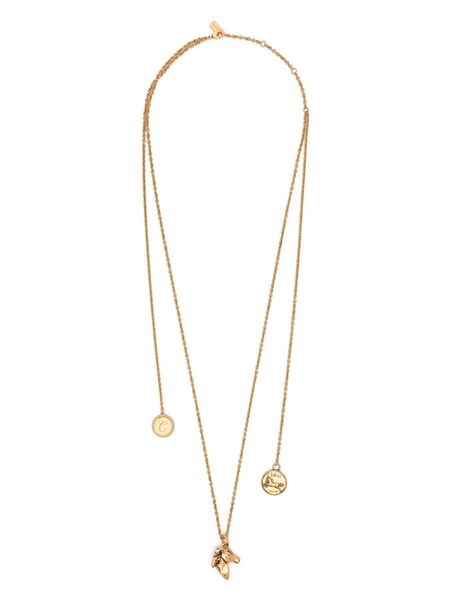  Chloé Charms Necklace - Gold 