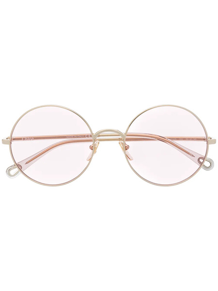  Chloé Eyewear Demi Convertible Gradient Sunglasses - Gold 