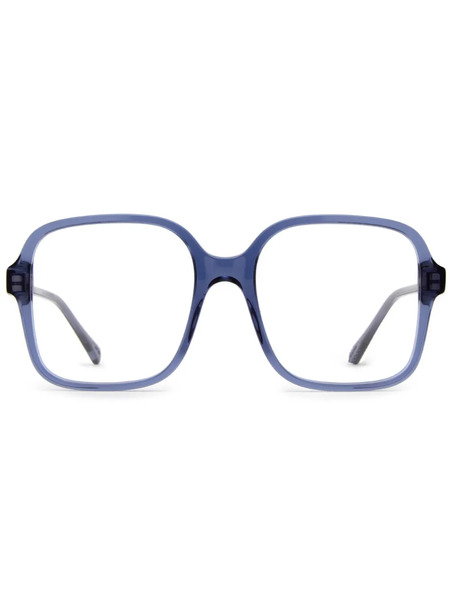  Chloé Eyewear Oversize Frame Glasses - Blue 