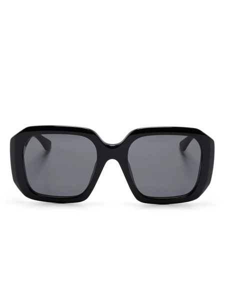  Chloé Eyewear Oversize-frame Sunglasses - Black 