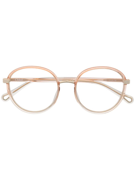  Chloé Eyewear Oversized Glasses - Gold 