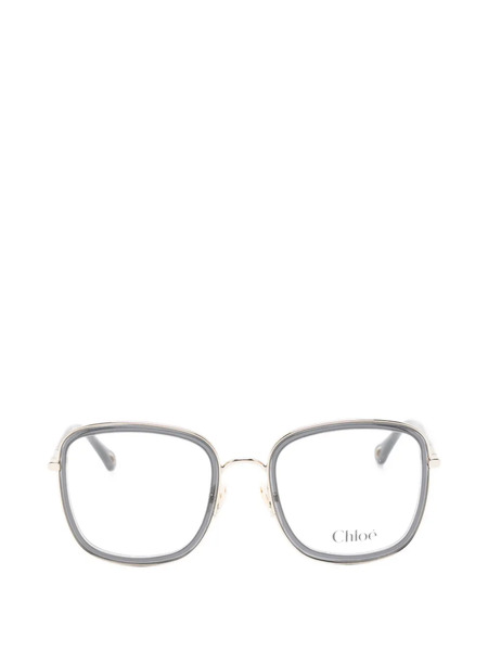  Chloé Eyewear Square-frame Glasses - Grey 