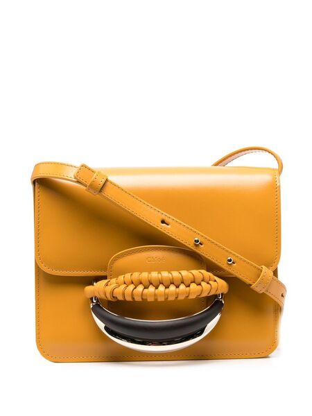  Chloé Kattie Leather Cross Body Bag - Yellow 