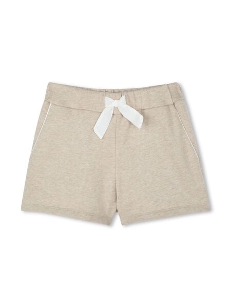 Chloé Kids Bow-detailing Shorts - Neutrals 