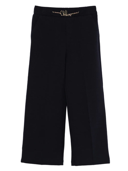  Chloé Kids Chain-embellished Trousers - Blue 