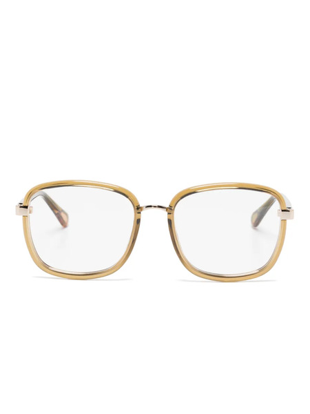  Chloé Kids Rectangle-frame Glasses - Green 