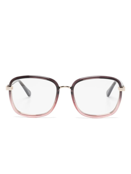  Chloé Kids Rectangle-frame Glasses - Grey 