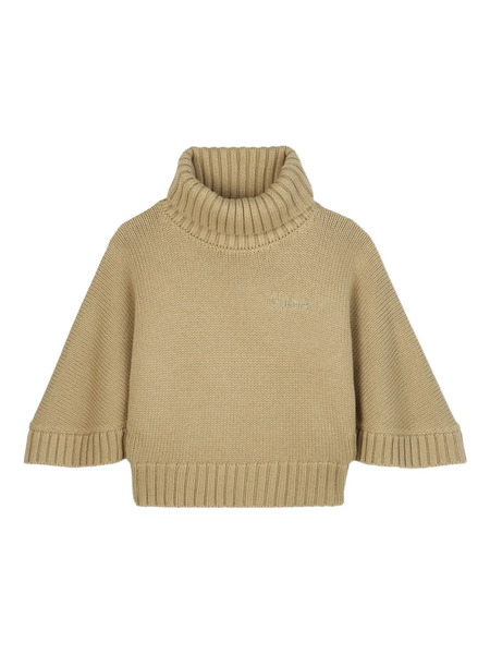  Chloé Kids Roll-neck Sweater - Neutrals 